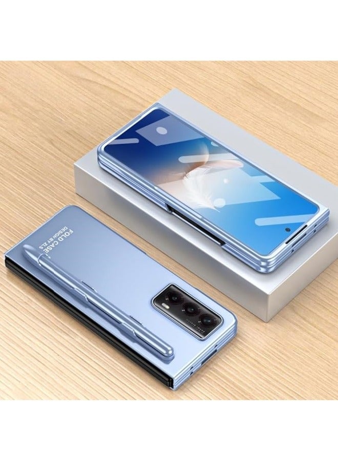 Compatible with Honor Magic V2 Phone Case, Ultra-thin Electroplated Case, High-definition Screen Protector + Case + Pen, All-inclusive Anti-drop Protection - Image 1
